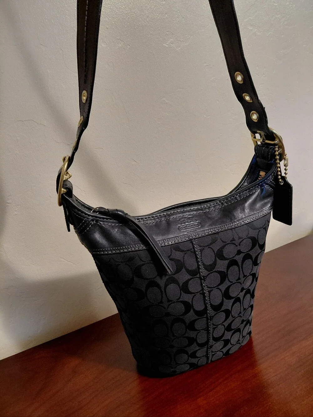 Coach Bleecker Signature Jacquard Duffle Style Bag # 11437